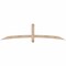 Ekena Millwork Bellingham Smooth Timber Gable Bracket, Douglas Fir, 84"W x 21"H x 3 1/2"D x 3 1/2"F, 6/12 Pitch GBW084X21X0404BEL00SDF - alternate 1